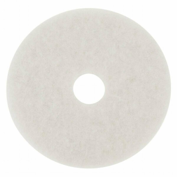 Pinpoint 14 in. Standard Diameter Polishing Floor Pads - White - 14in. PI2965002
